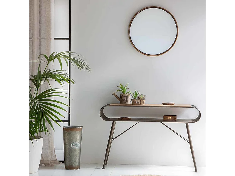 Vaso metallo argentato d23,5x50h b:18