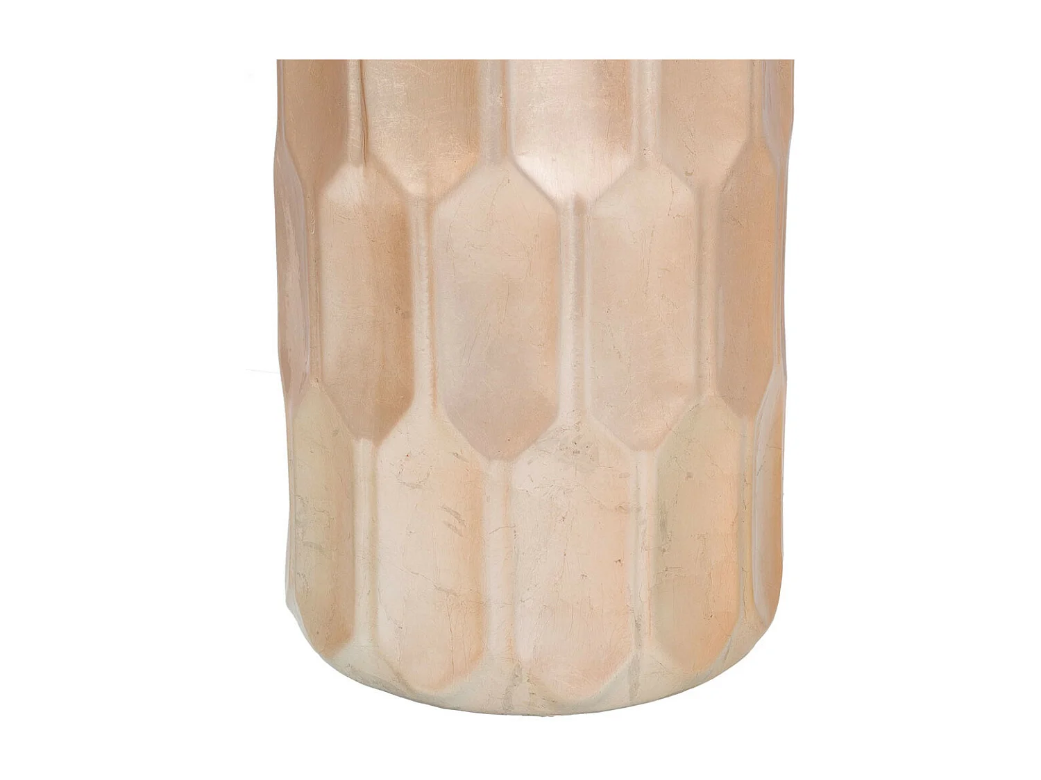 Vase en céramique doré 21,5x21,5x48h