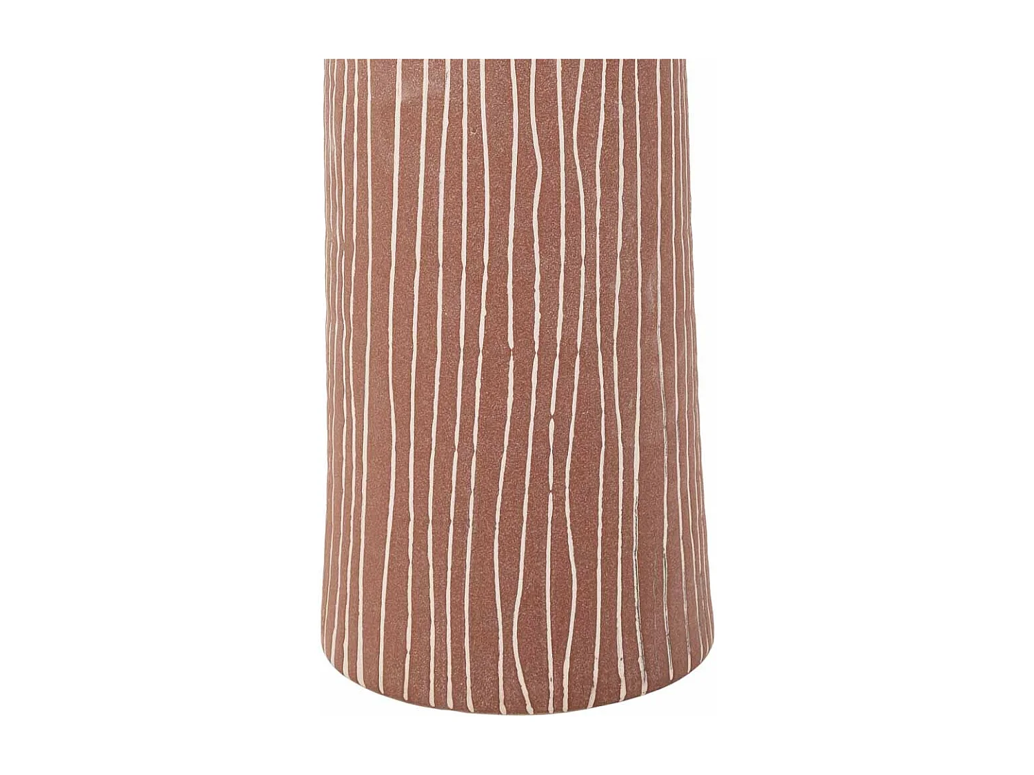 Silberne Keramikvase 13,5x13,5x53h cm