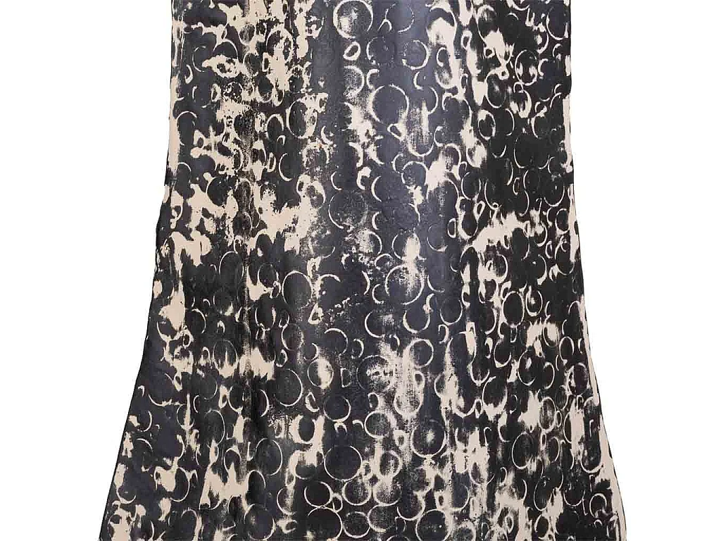 Vaso de metal preto 26x09x58