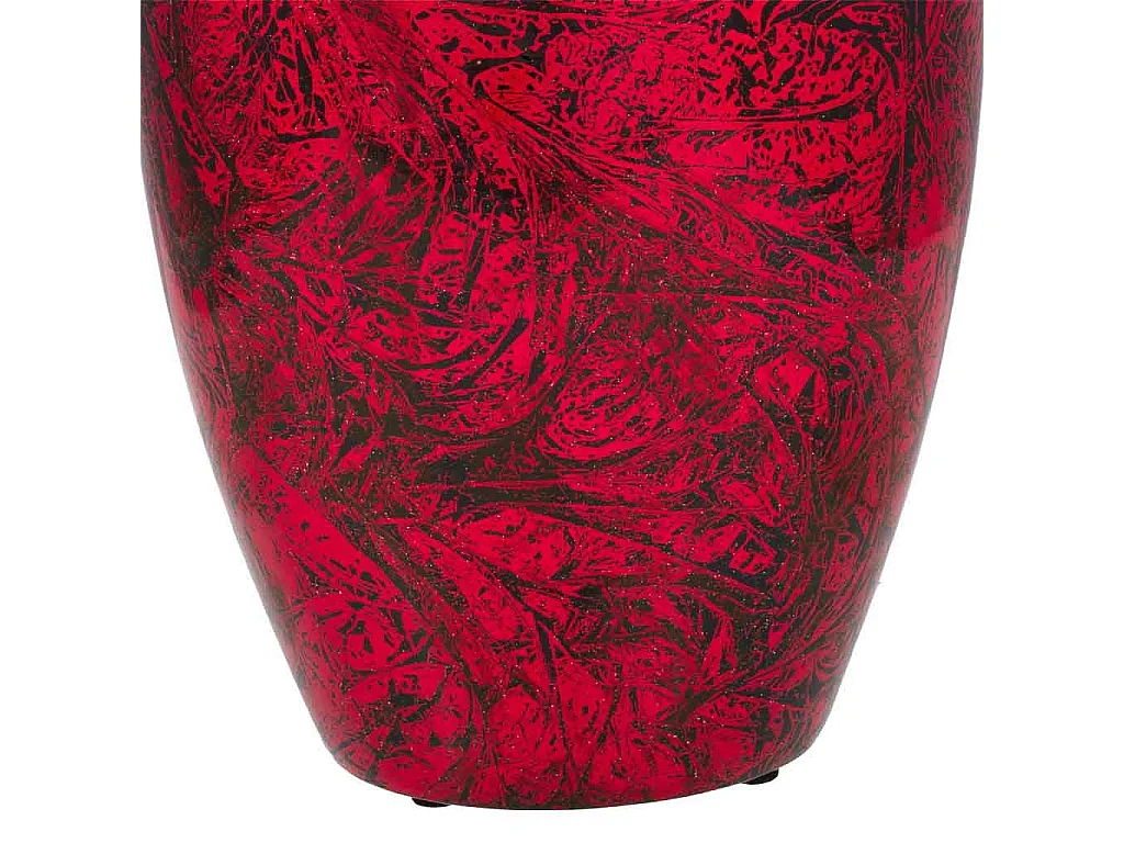 Jarrón de cerámica rojo 28x17,5x48