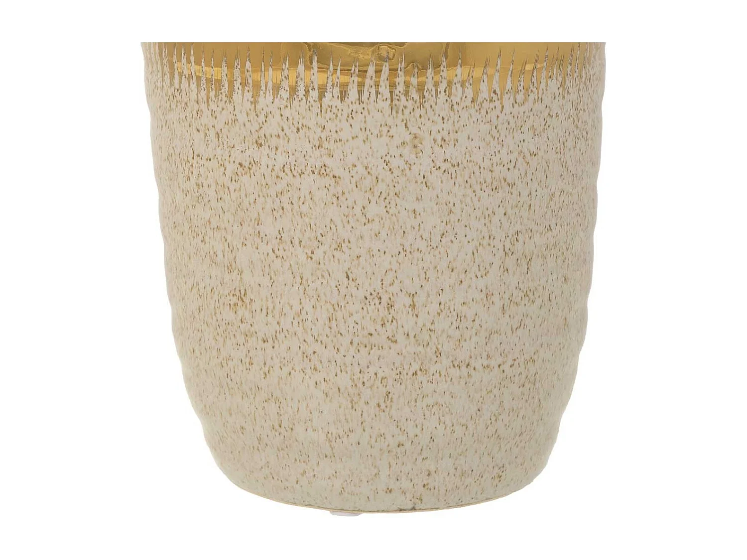 Goldene Keramikvase 15x15x25,5h cm