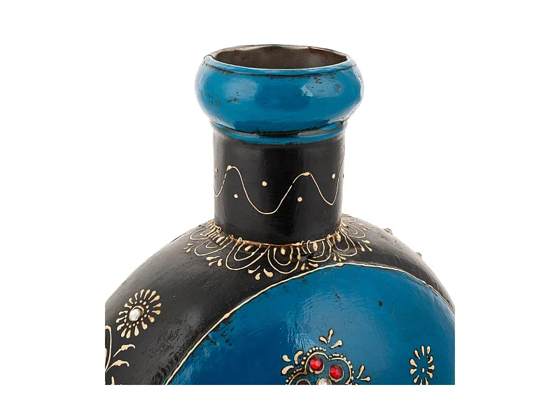 Metallvase 23x17x29h cm