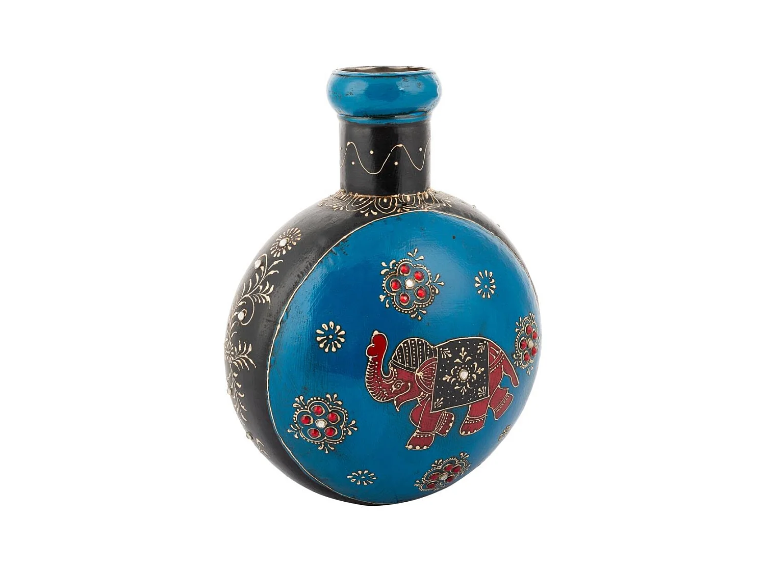 Metallvase 23x17x29h cm