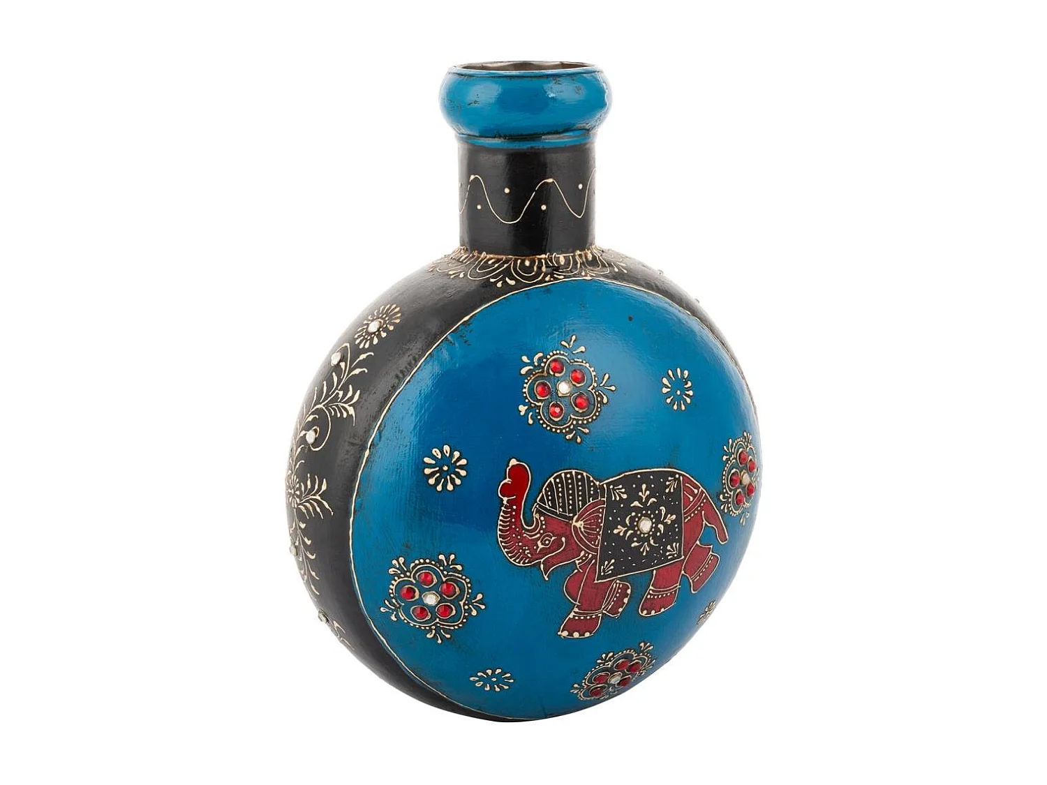 Metallvase 23x17x29h cm