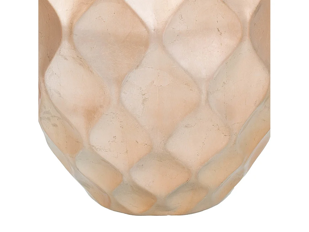 Vase en céramique doré 30,5x30,5x47h