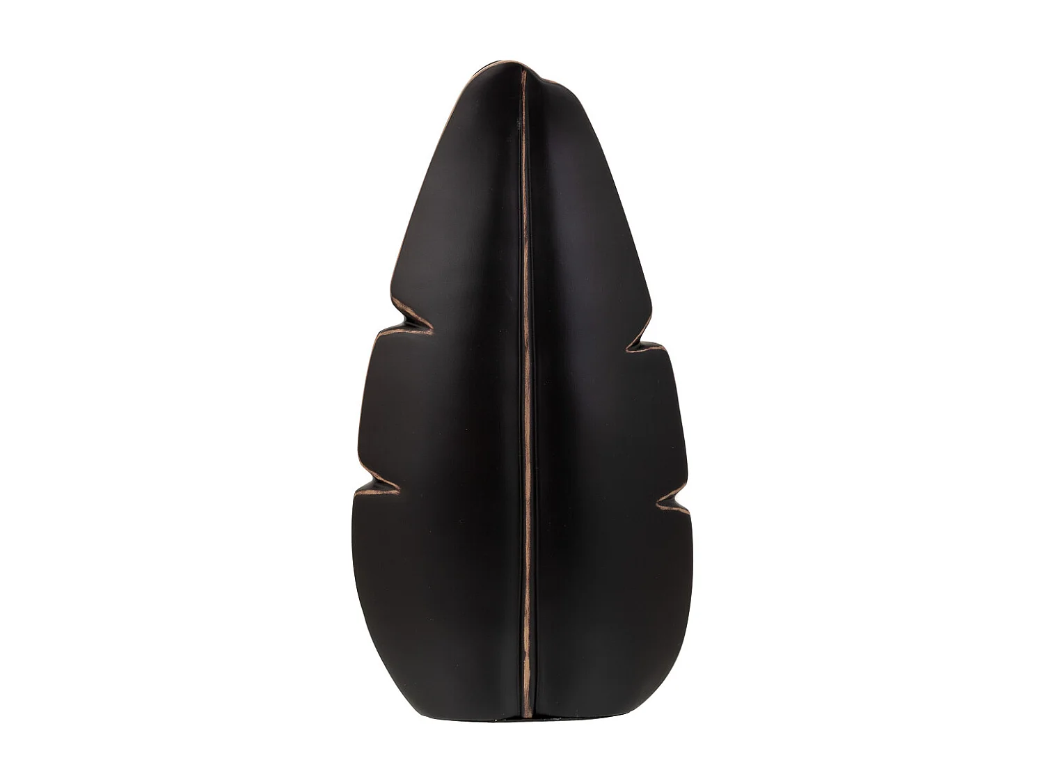 Vaso in poliresina marrone 19,5x7x37h