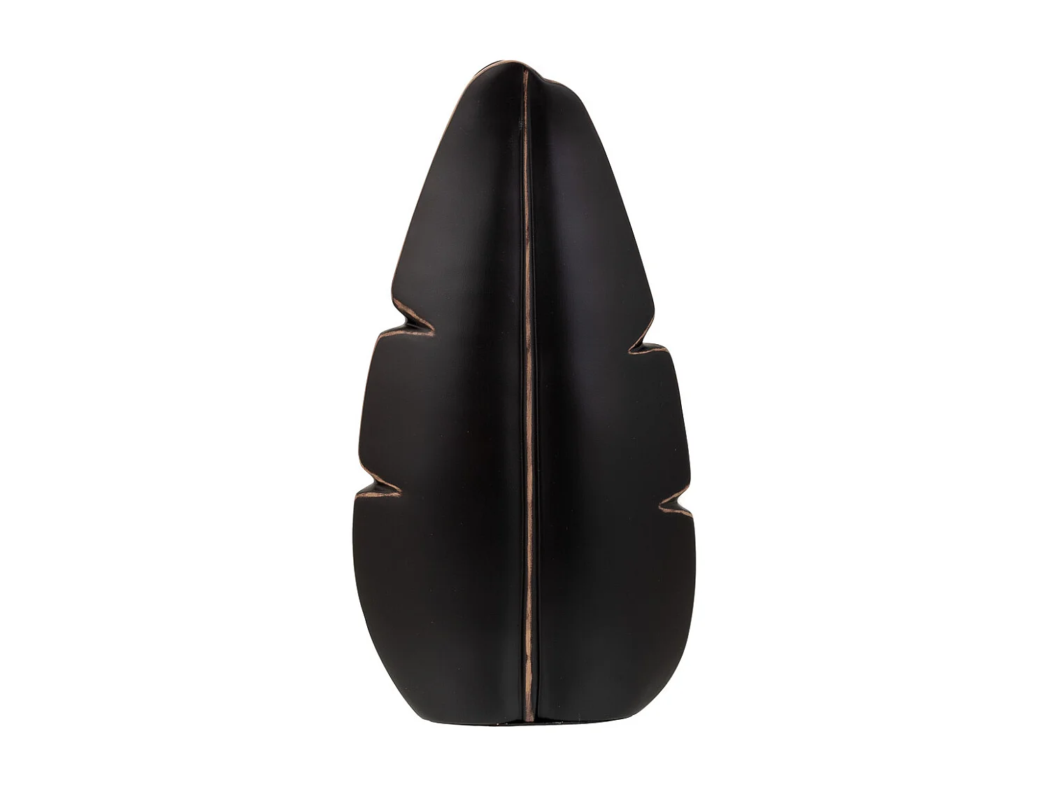 Vaso in poliresina marrone 19,5x7x37h