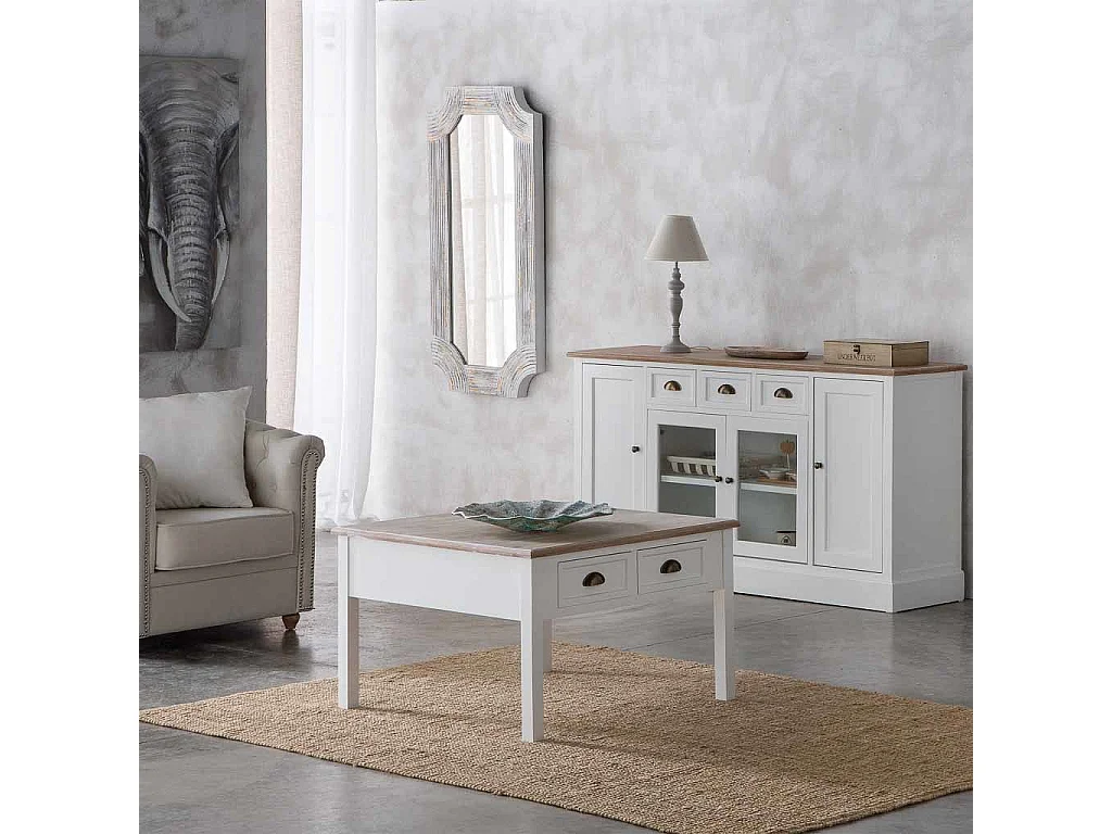 Plato de cristal decorativo multicolor 47x5