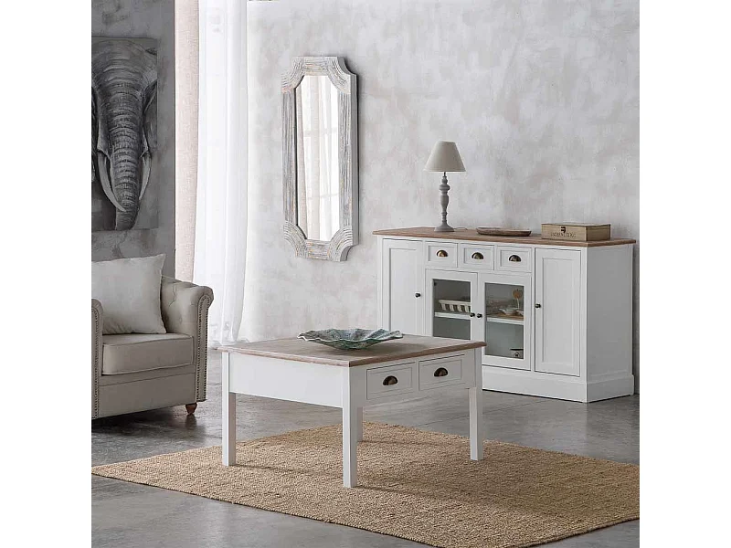 Piatto decorativo in vetro multicolore 47x5h