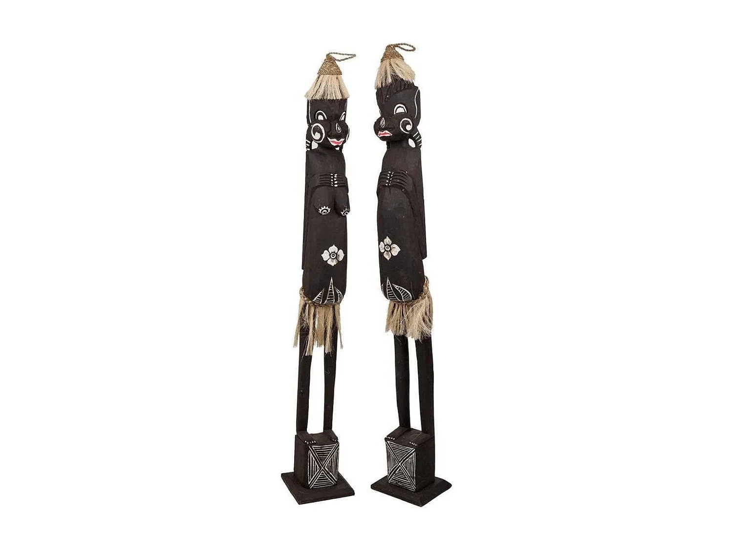 Set di 2 primitive in legno
