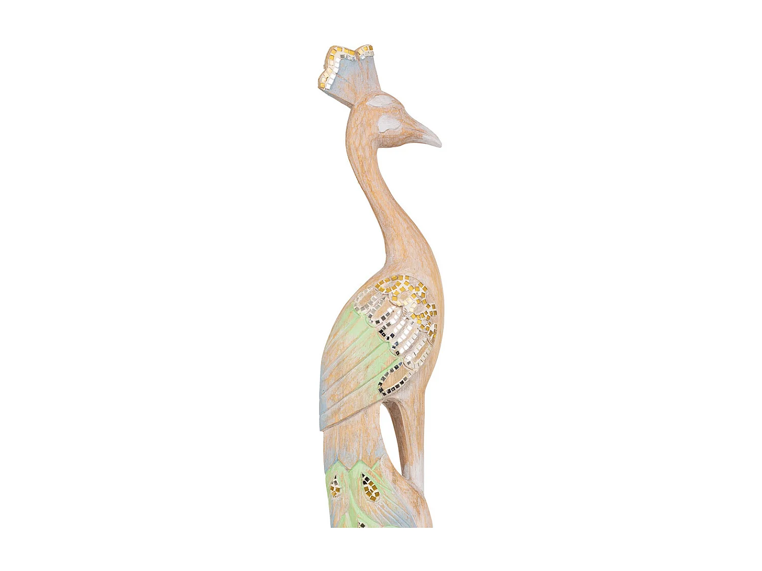 Figura pavo real 22x15x106