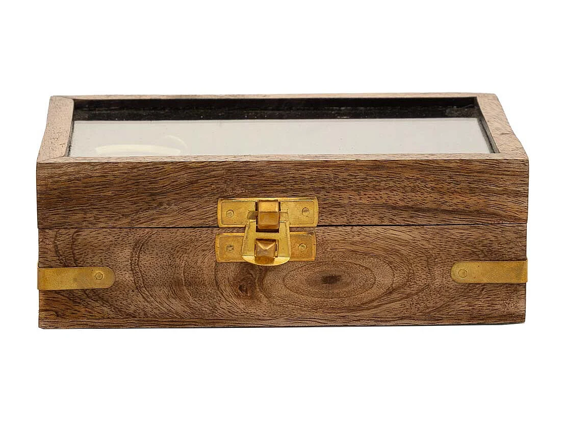 Conjunto bússola, telescópio e ampulheta 15x10x5