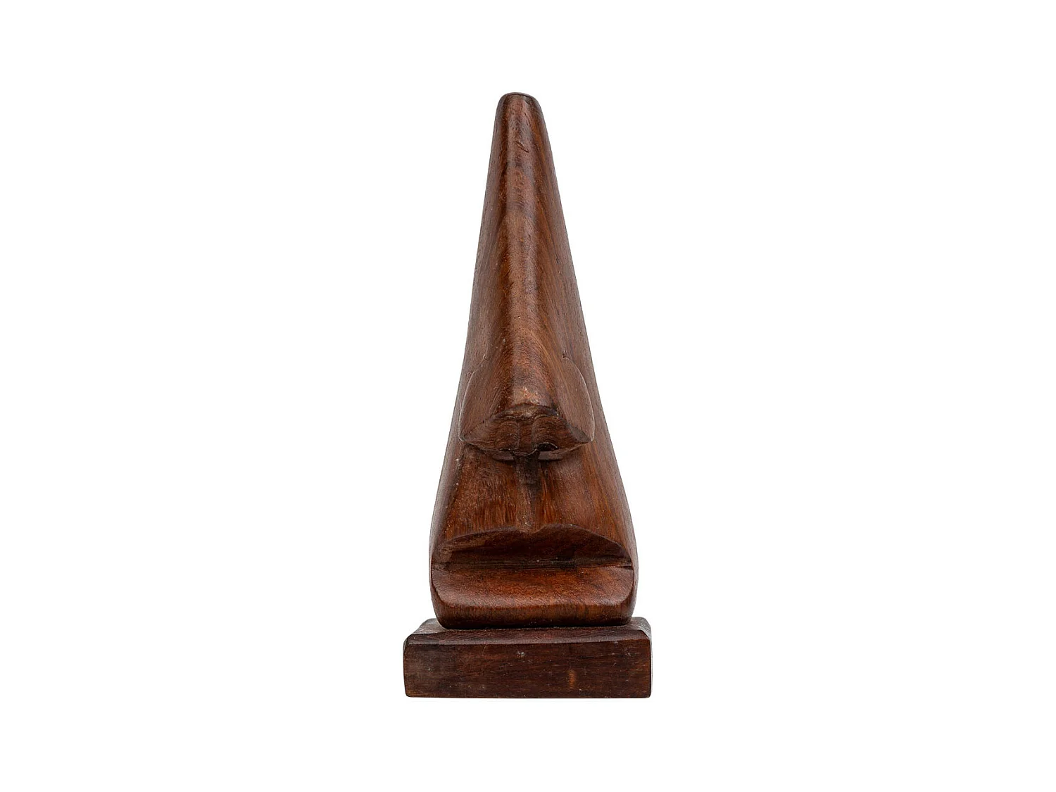 Portabicchieri in legno marrone 15x5x5h