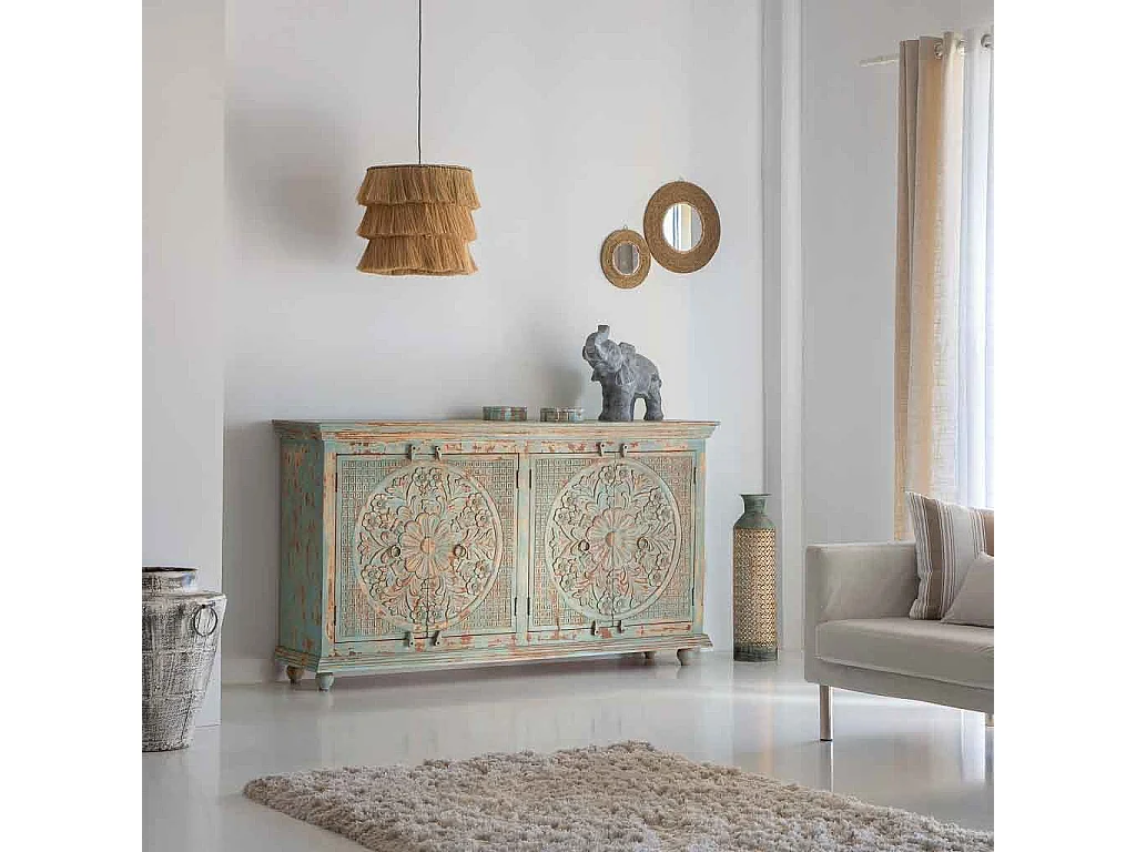 Elefante decorativo de magnésio cinza 35x26x40