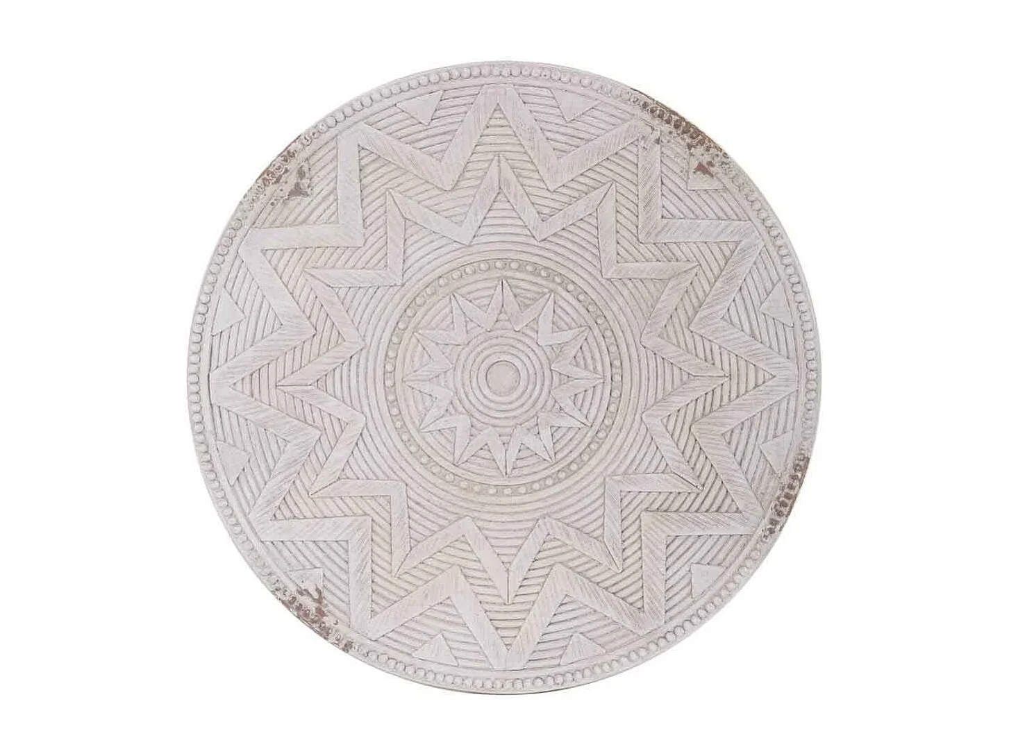 Plato decorativo de magnesio gris 50x50x06