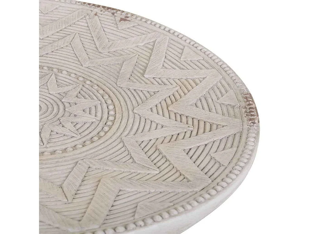 Plato decorativo de magnesio gris 50x50x06