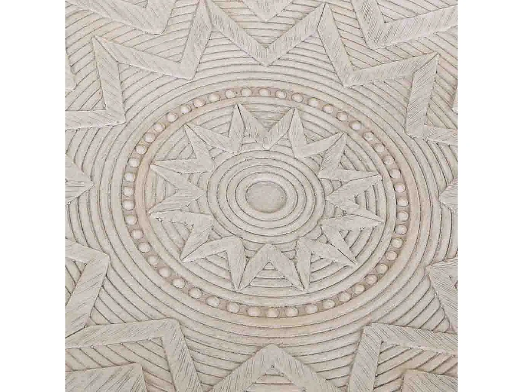 Prato decorativo de magnésio 50x50x06h cm