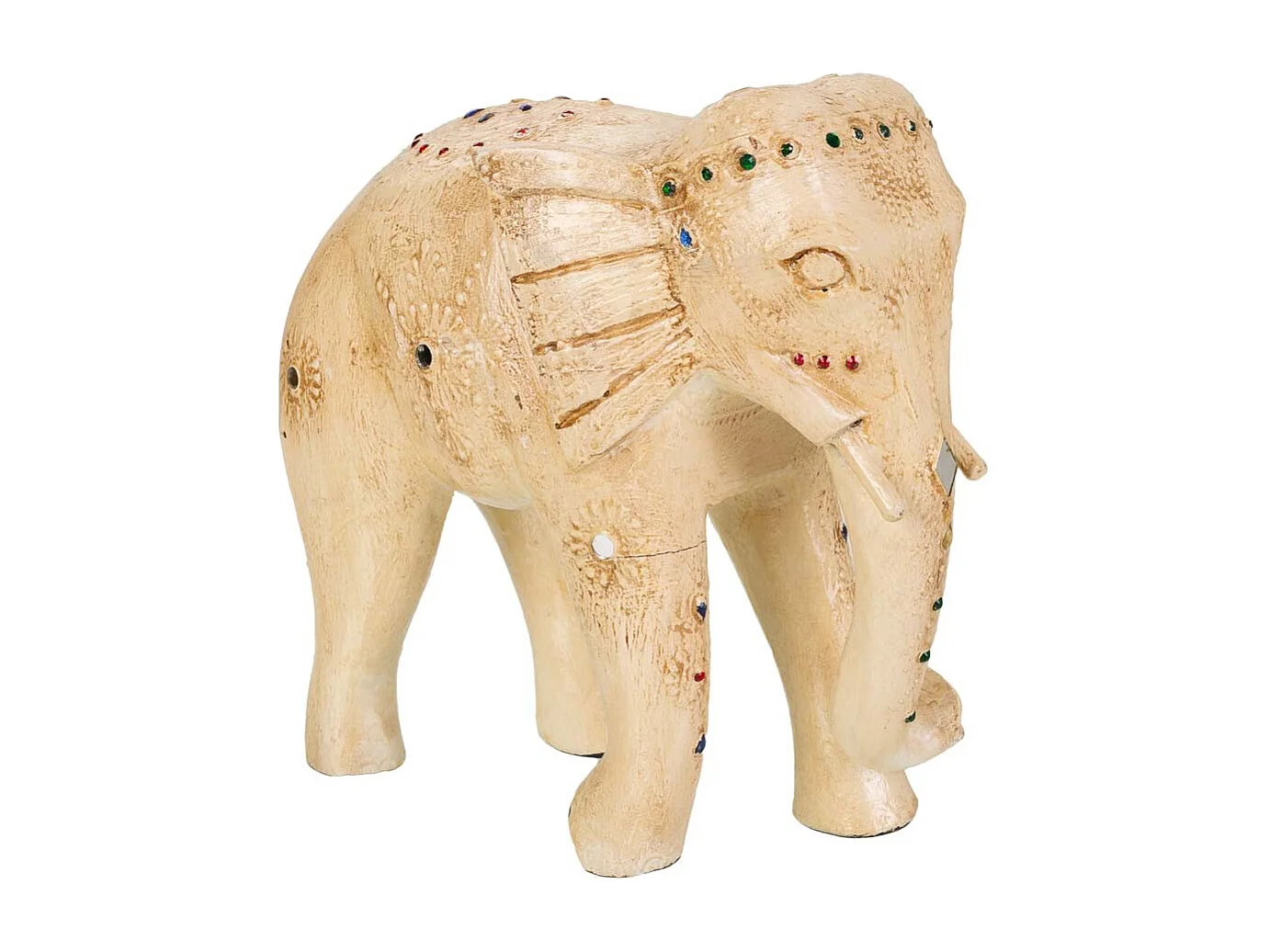 Handgefertigte bemalte Dekofigur 24x11,5x24h cm