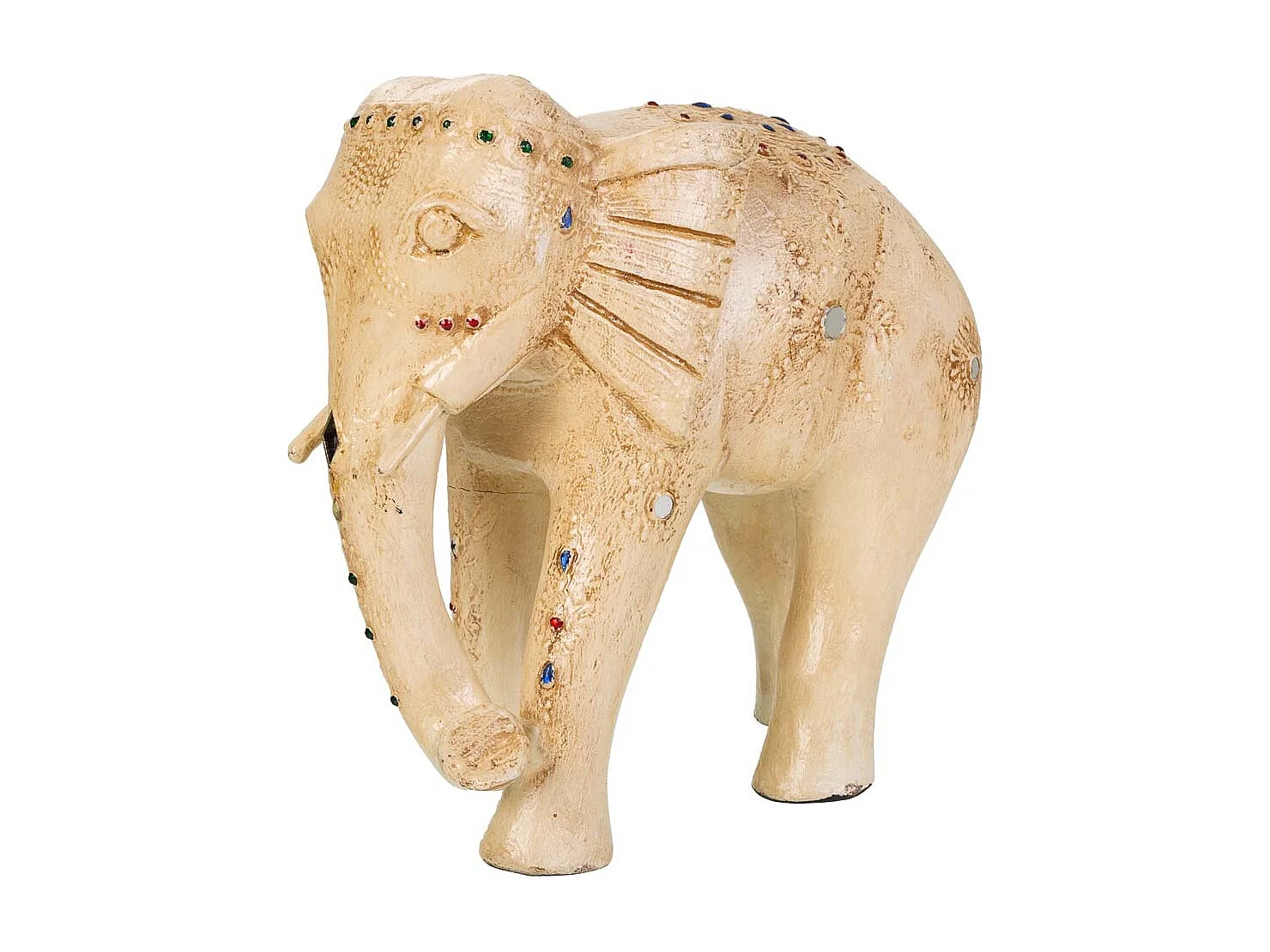 Handgefertigte bemalte Dekofigur 24x11,5x24h cm