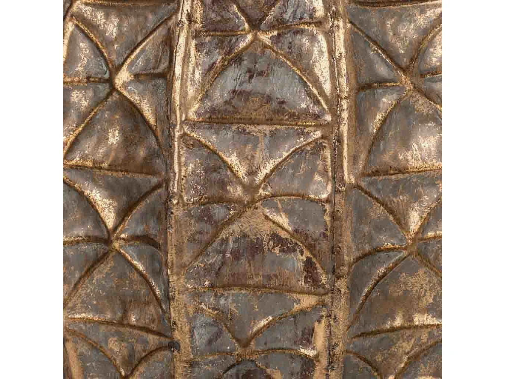 Goldene Metallvase 27x27x36,5h cm