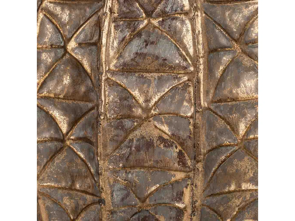 Goldene Metallvase 27x27x36,5h cm