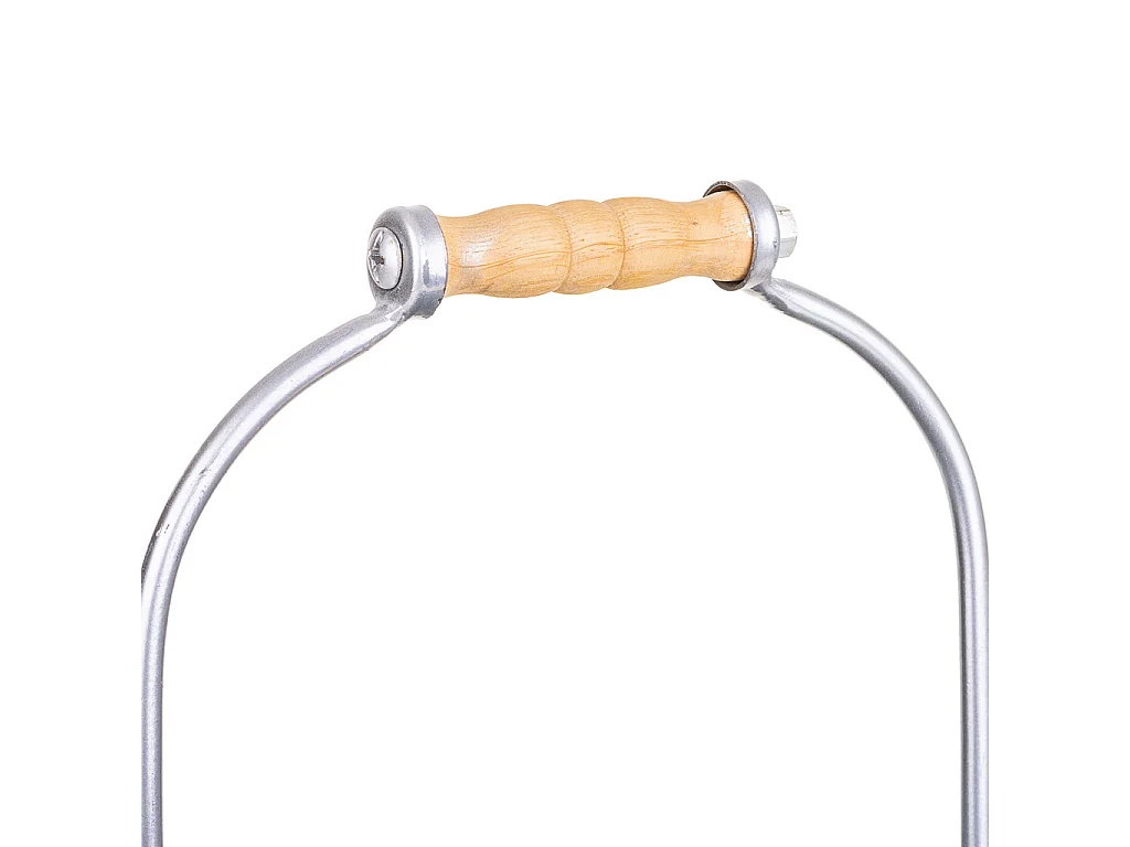 Cesto metal prateado 30,5x18x20/37