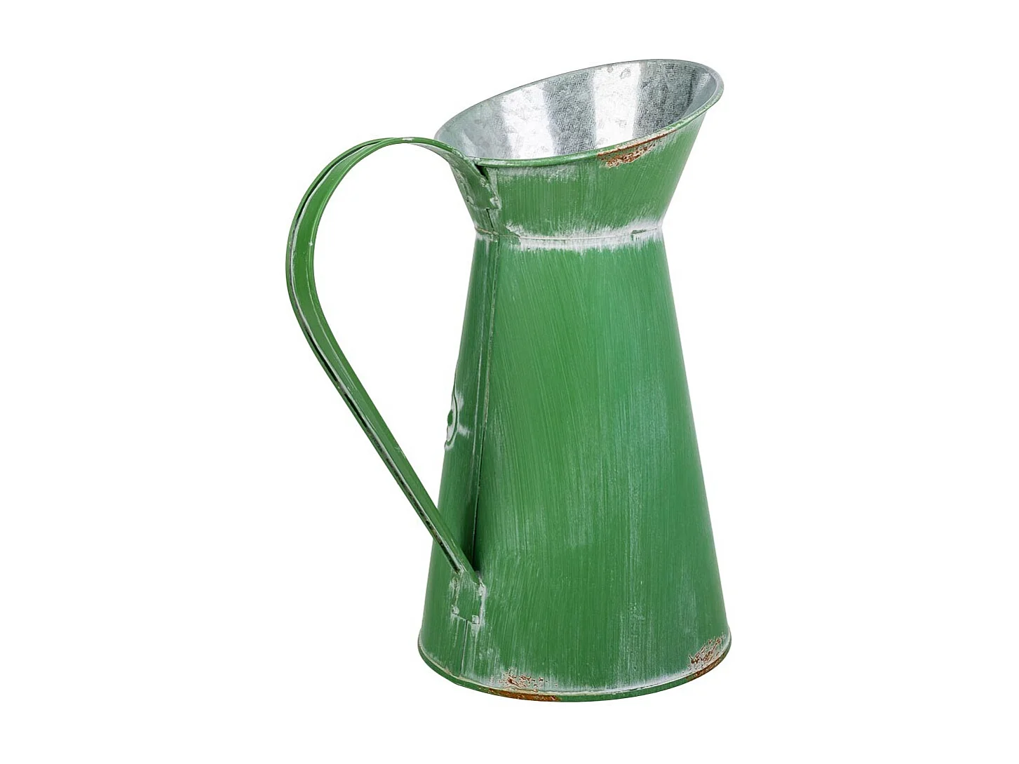 Brocca metallo verde 22xb15,5x22/23/25,5h