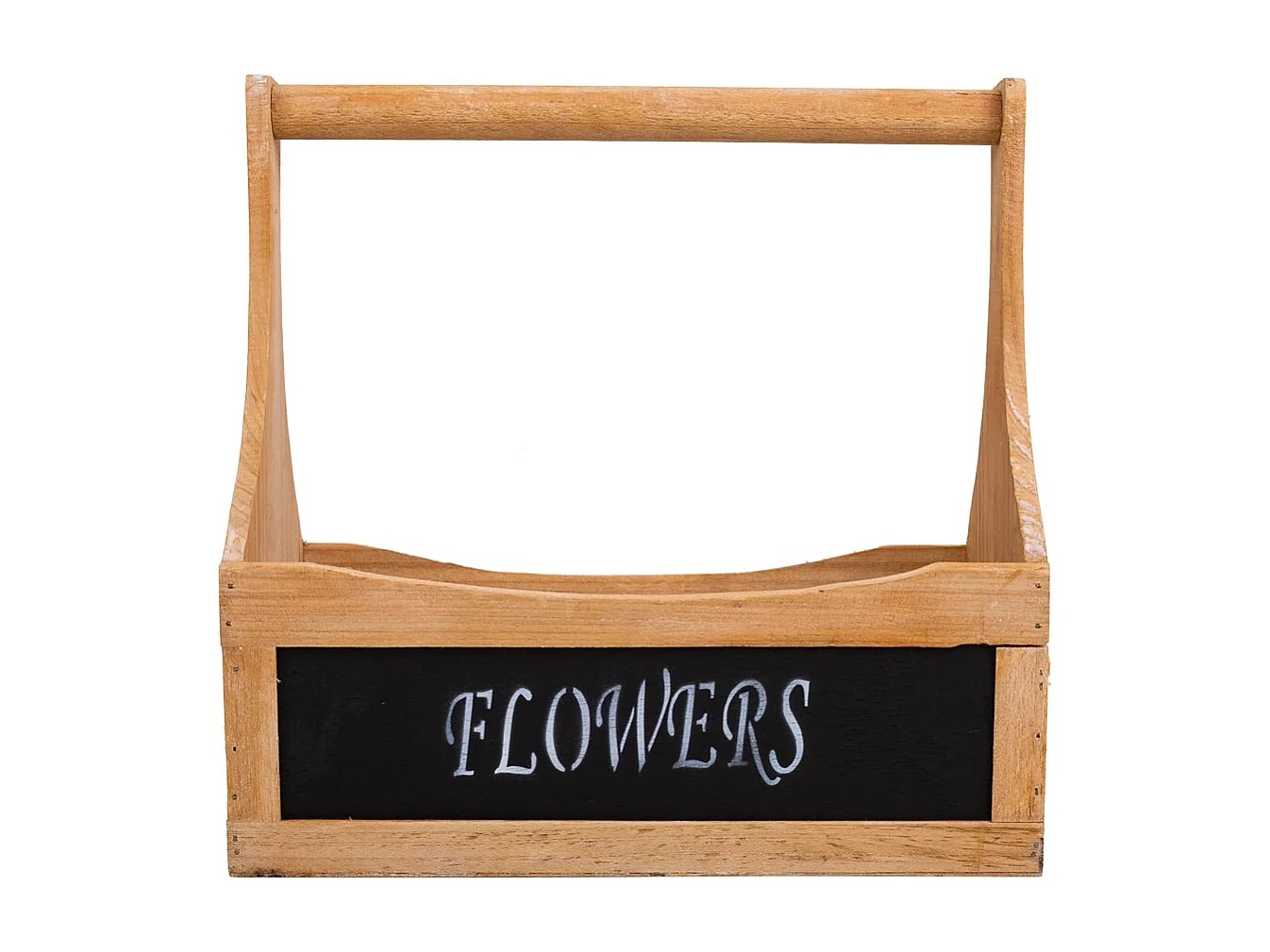 Conjunto de 3 cestos de madeira castanhos