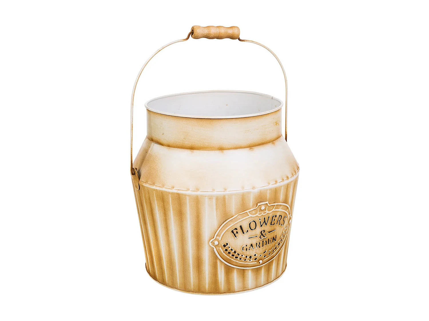 Weißer Metallwürfel 21xT18x21/32,5H cm T:18cm