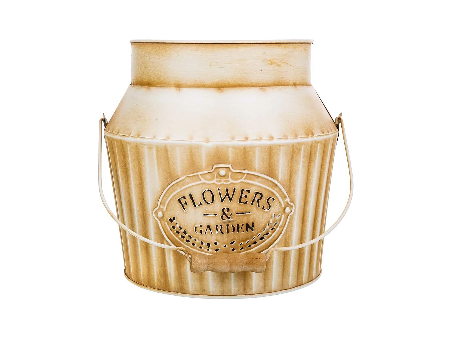 Weißer Metallwürfel 21xT18x21/32,5H cm T:18cm