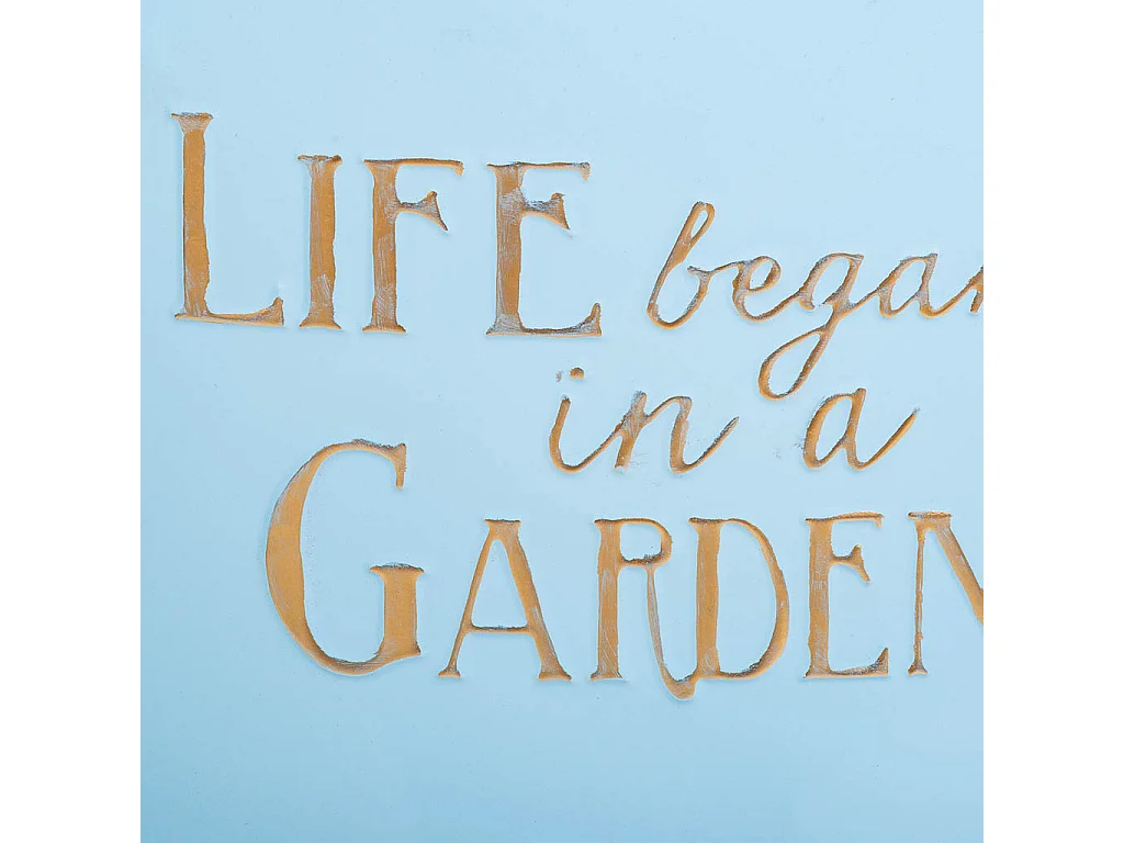 Lavatório de metal azul 38/33,5x24,5x16,5/19 b:28x19,5