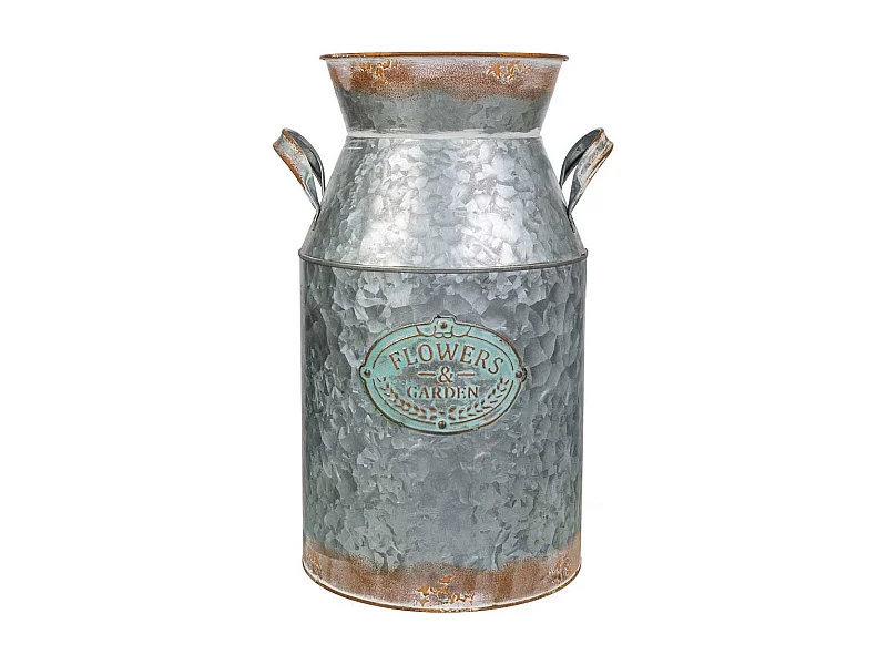 Cruche à lait en métal argenté 25xd22x39.5h t:18.5