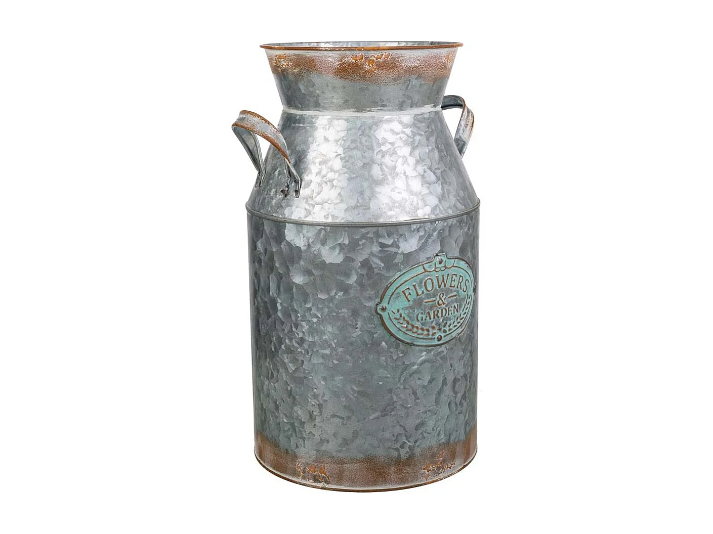 Lattiera metallo argentato 25xp22x39,5h t:18,5