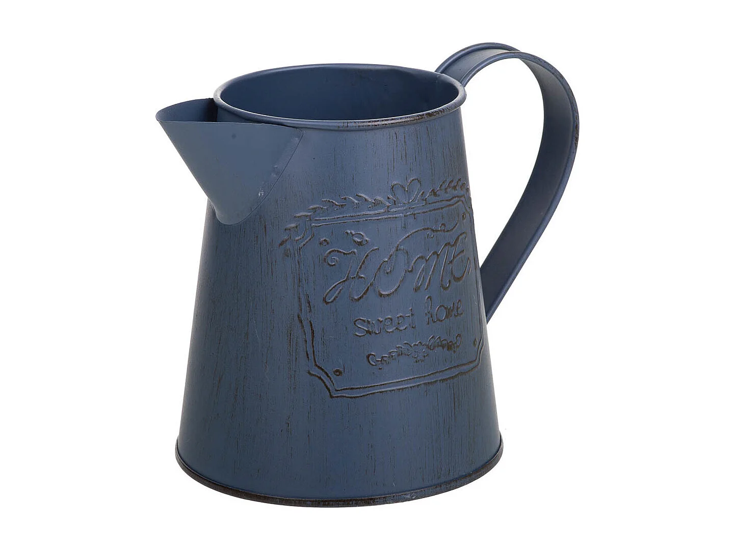 Jarro de metal azul 14xd10x11,5/12,5 td:7,5