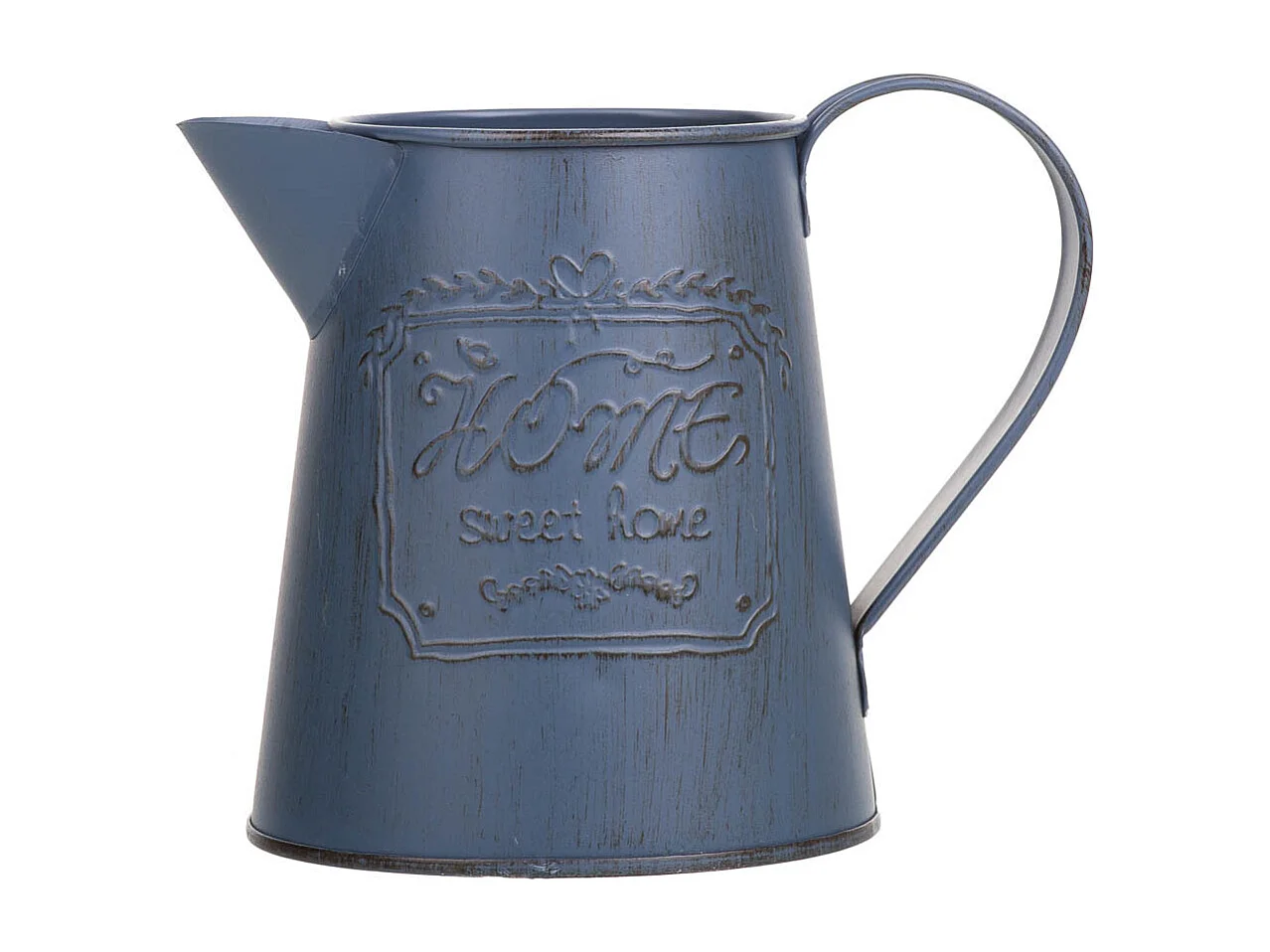 Jarro de metal azul 14xd10x11,5/12,5 td:7,5