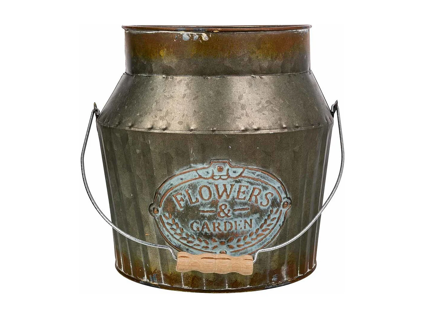 Cubo metallo dorato 21xd18x21/32,5ht:18