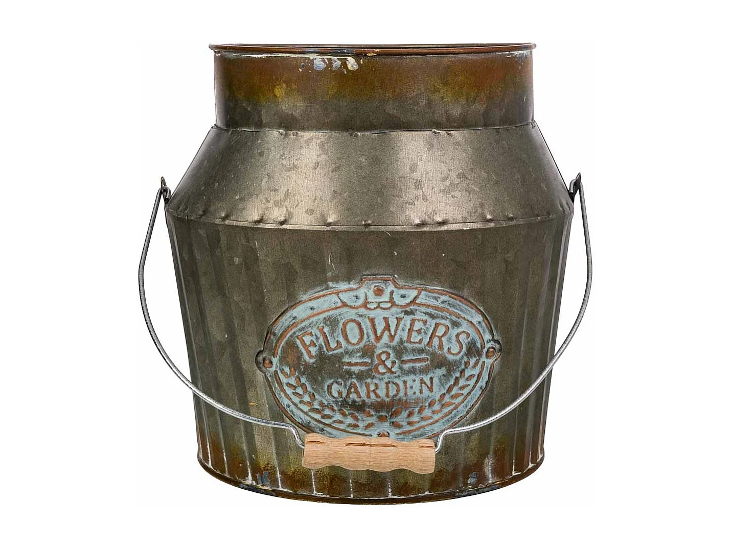 Cubo metallo dorato 21xd18x21/32,5ht:18