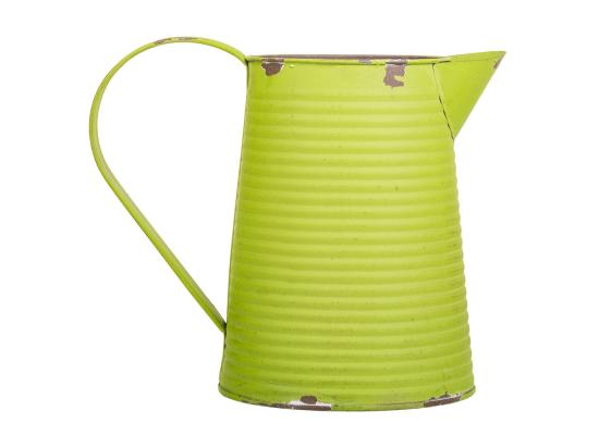 vente unique Cruche en métal vert 20xd13x17/18.5h td:10