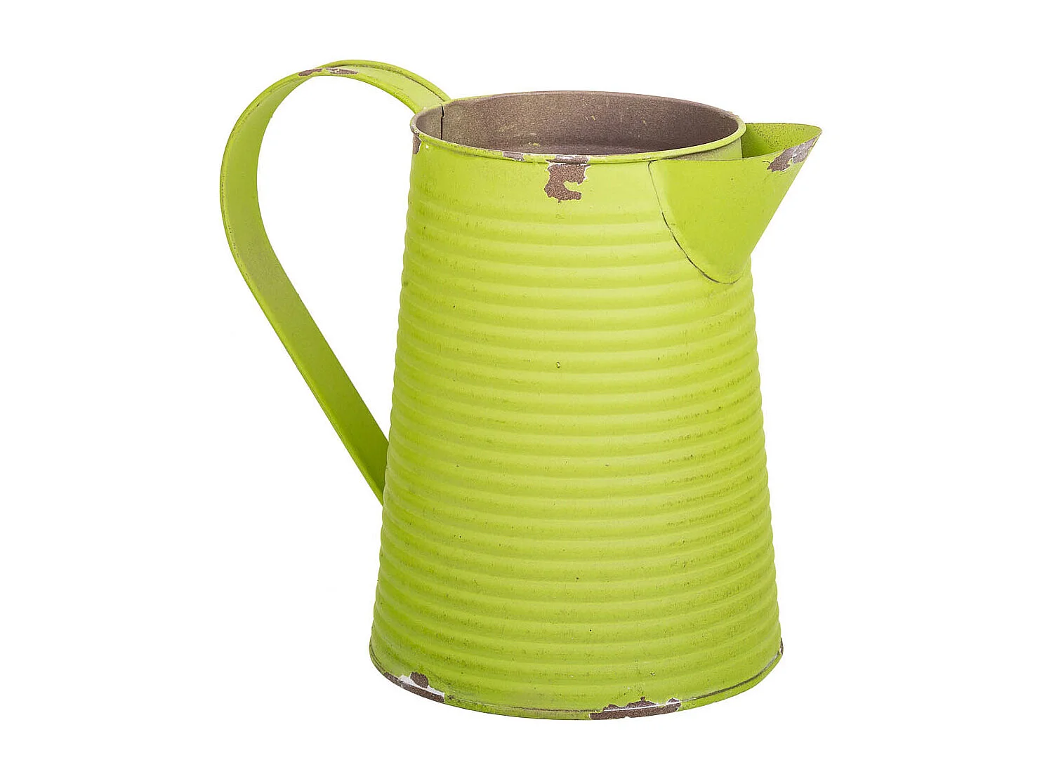 Brocca metallo verde 20xd13x17/18,5h td:10