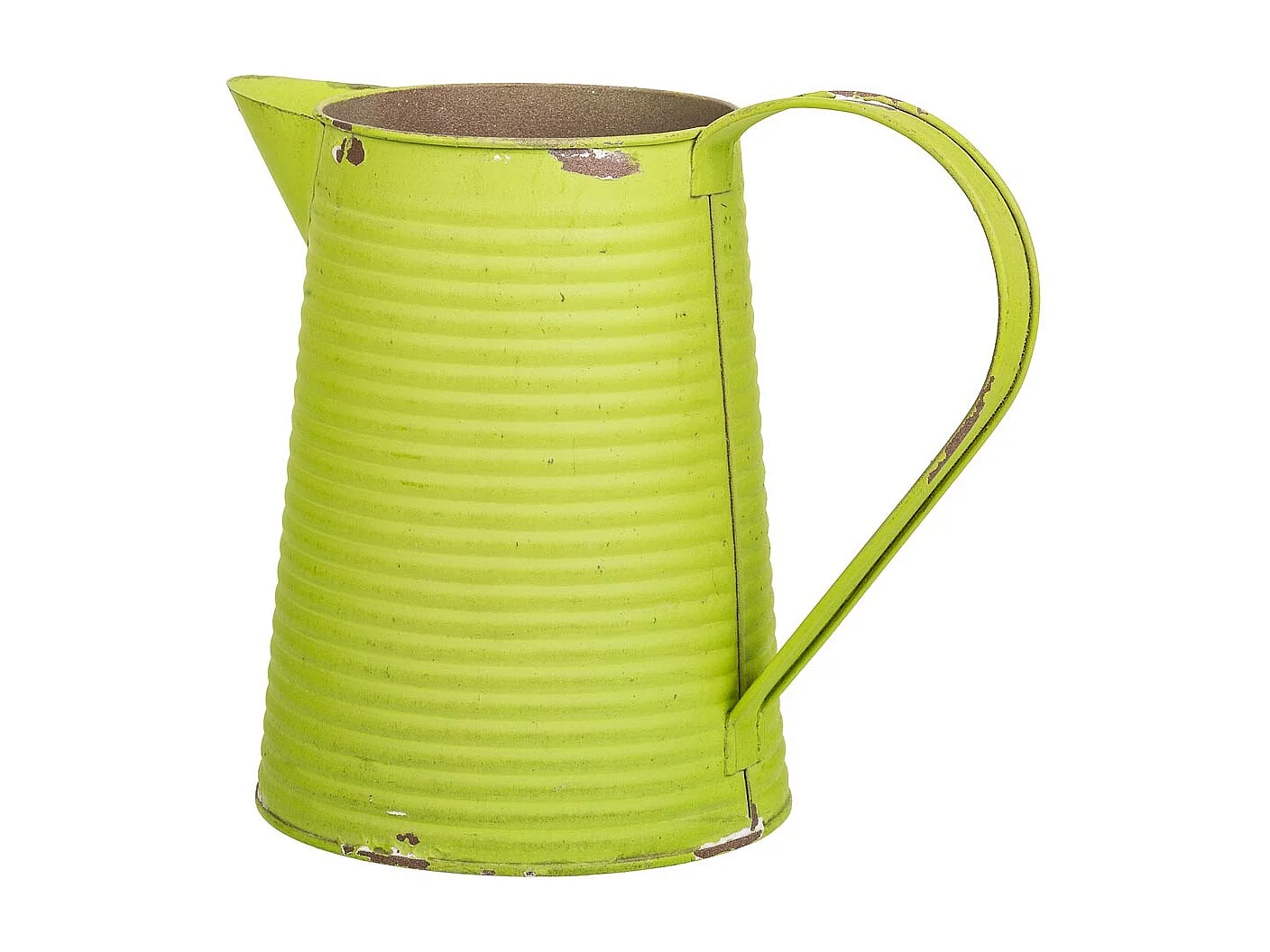 Brocca metallo verde 20xd13x17/18,5h td:10