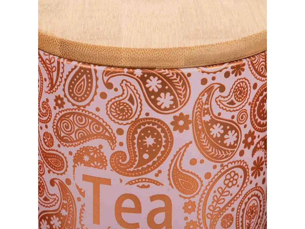 Plateau et 3 pots en métal roses