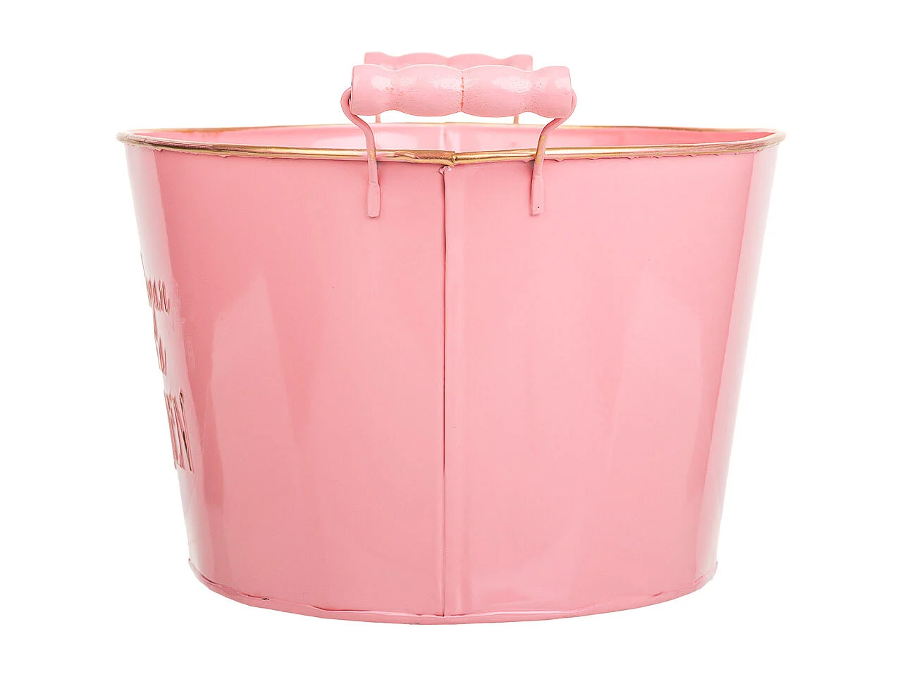 Lavabo metallo rosa 38/33,5x24,5x16,5/19h b:28x19,5