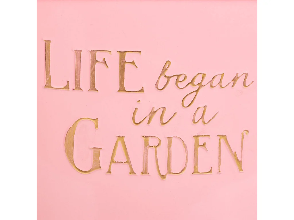 Lavabo metallo rosa 38/33,5x24,5x16,5/19h b:28x19,5