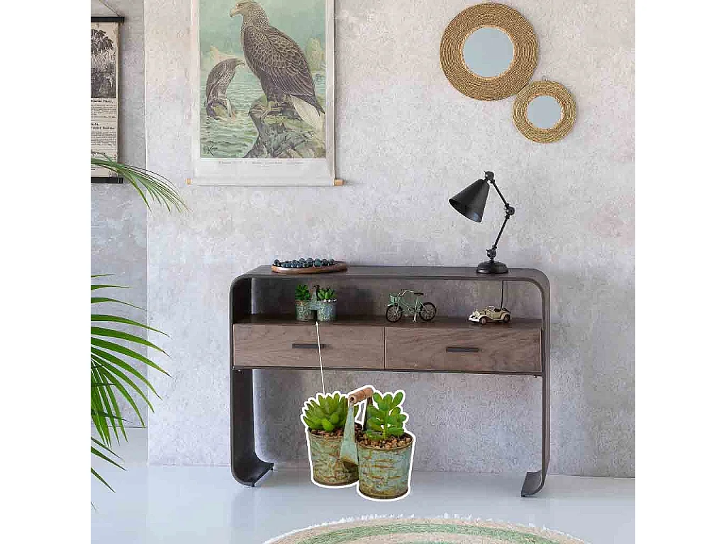 Maceta con plantas artificiales 15x7,5x15