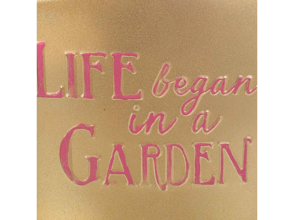 Lavabo in metallo dorato38/33,5x24,5x16,5/19h b:28x19,5