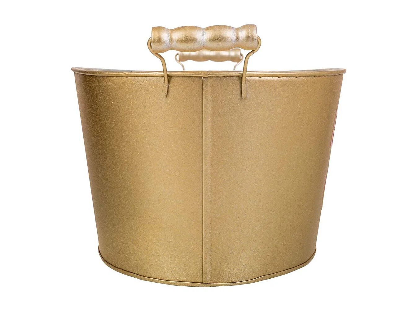 Goldenes Metallwaschbecken38/33,5x24,5x16,5/19h cm b:28x19,5