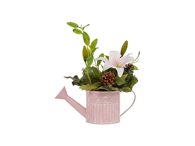 Topf mit künstlicher Blume 27x16x34h cm