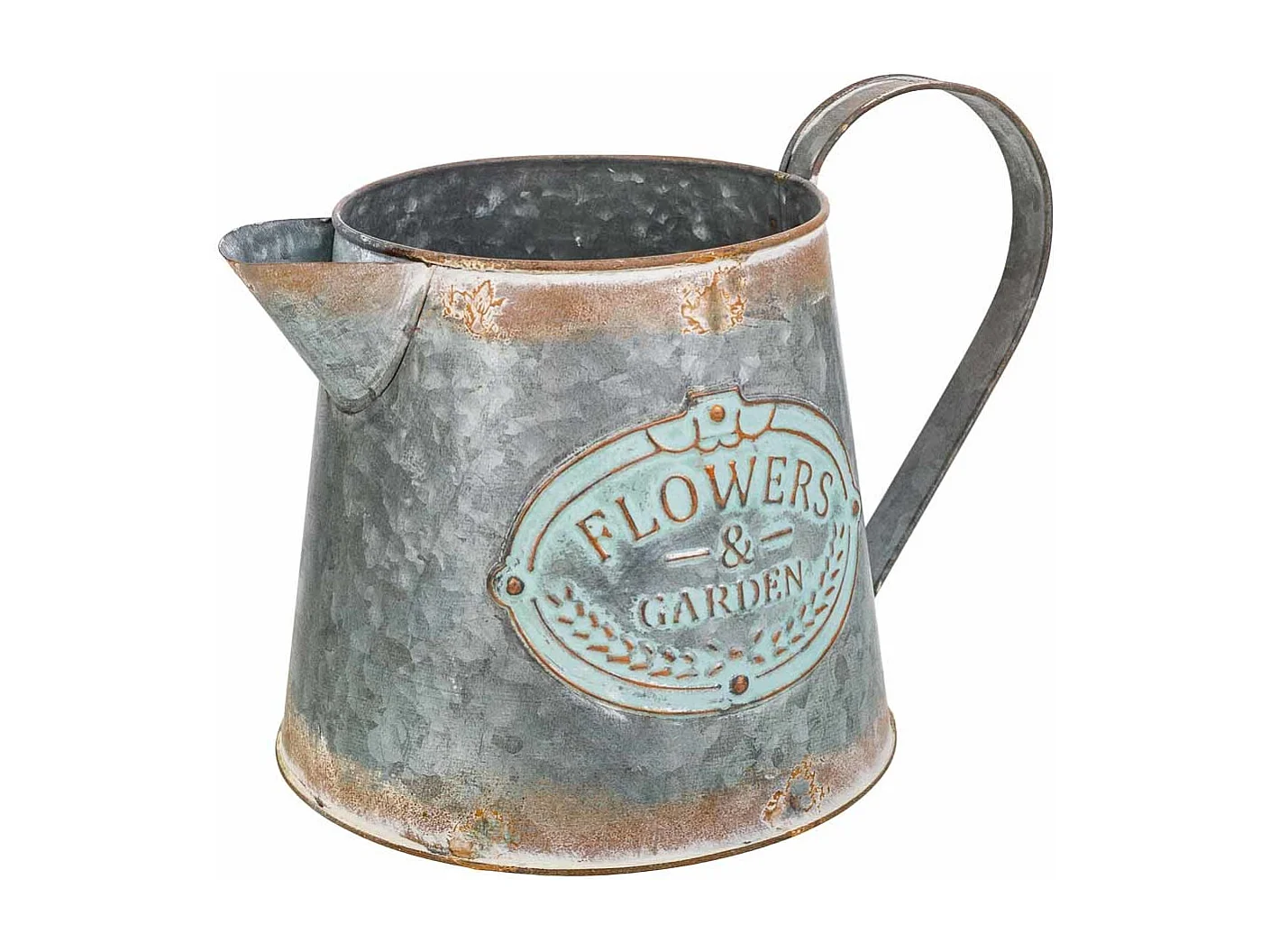 Brocca metallo argentato 26xp17,5x15,5h t:13