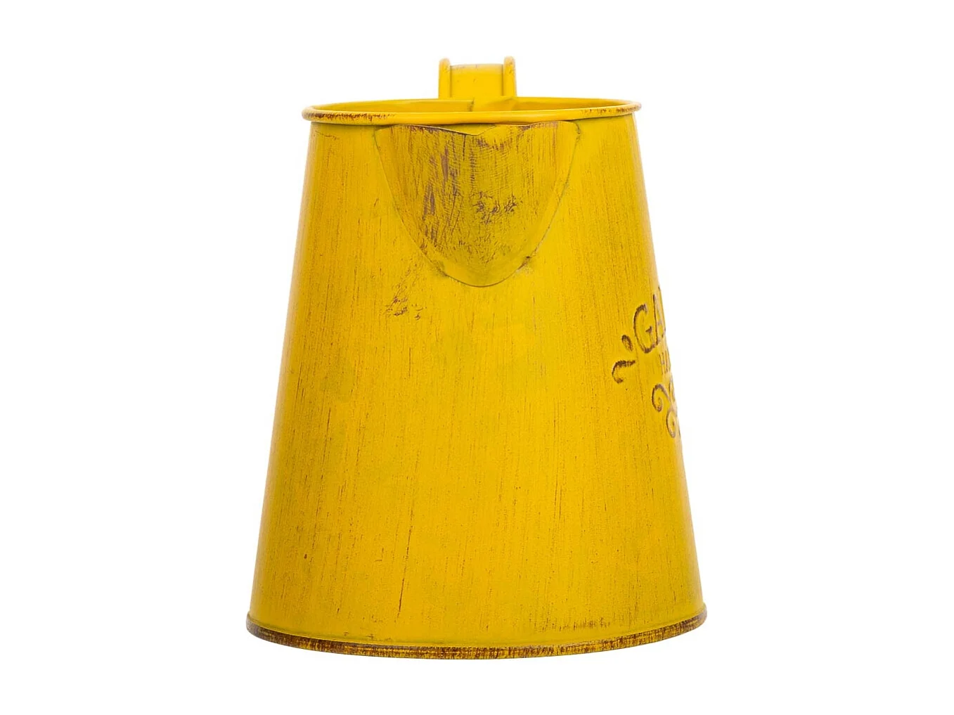 Brocca metallo gialla 14xp10x11,5/12,5h td:7,5